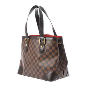 Louis Vuitton Brown Canvas Damier Handbag Hampstead
